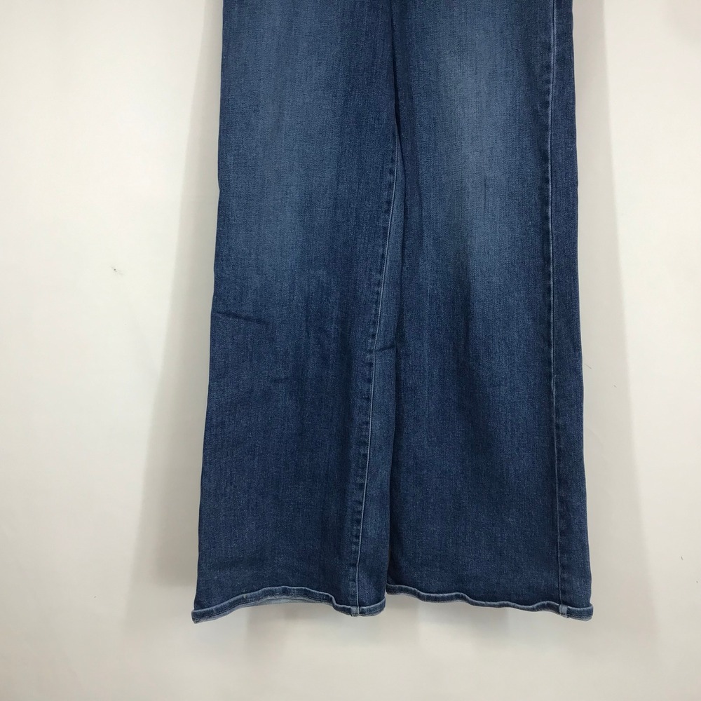 LTJ Letter to Juliet High Rise Wide Leg Jeans Blue Denim Size 27 Made in USA - Picture 3 of 10